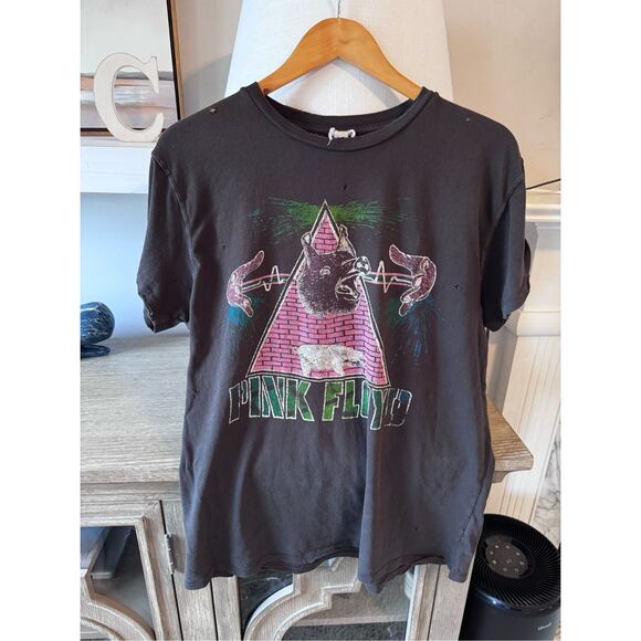 MadeWorn Pink Floyd Distressed T Shirt Size Large - Picture 1 of 8